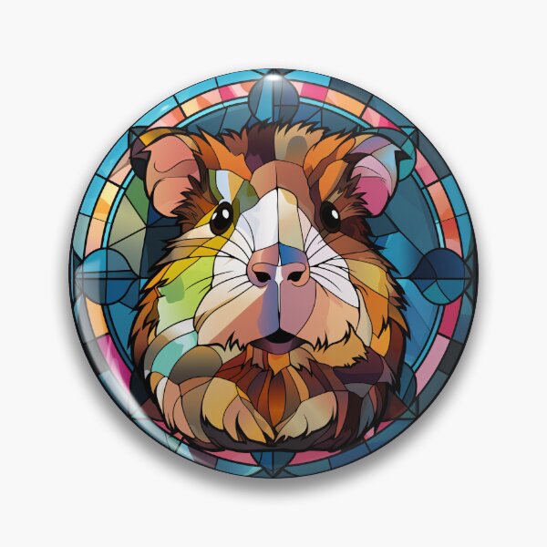 Item preview, Guinea Pig Stained Glass Leadlight Artistic Design Boys Girls designed and sold by rafaeltto.