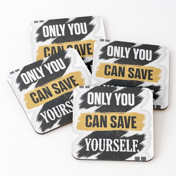Item preview, Only You Can Save Yourself Motivational Sticker designed and sold by ravikiran2195.