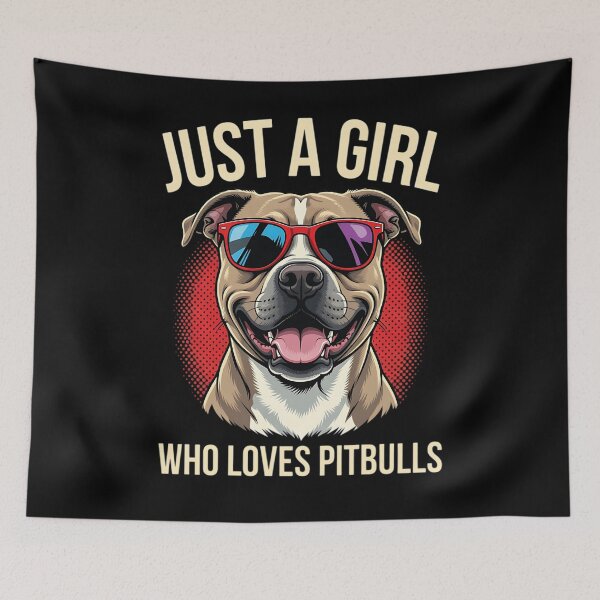 Item preview, Just A Girl Who Loves Pitbulls Dog Mom Gift designed and sold by LASTIQUE-dd.