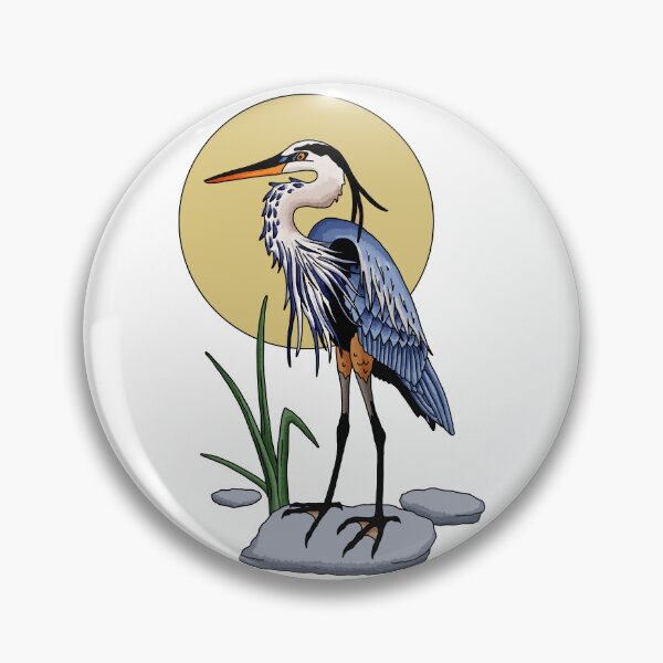 Item preview, Great Blue Heron in Color designed and sold by CLBCreatives.