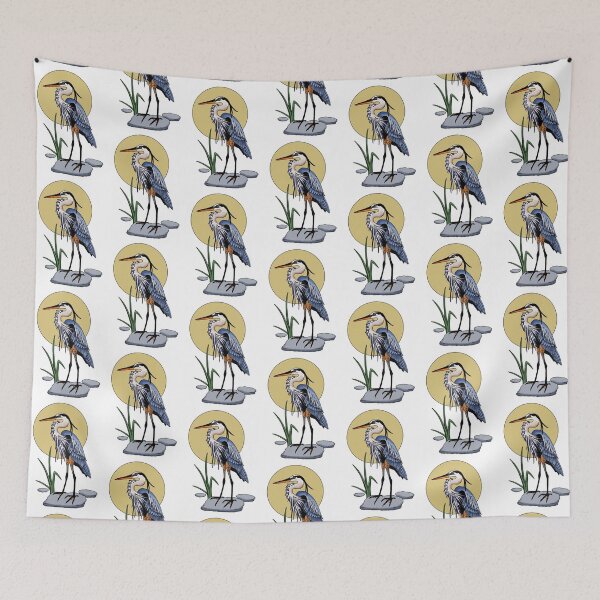 Item preview, Great Blue Heron in Color designed and sold by CLBCreatives.