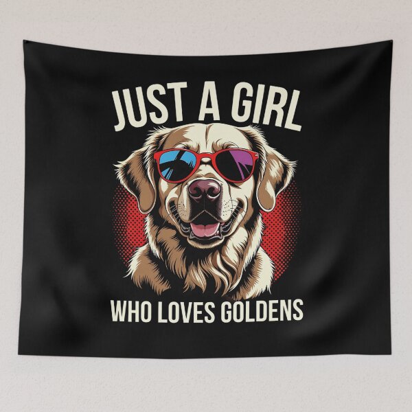 Item preview, Just A Girl Who Loves Golden Retrievers Dog Mom Gift designed and sold by LASTIQUE-dd.