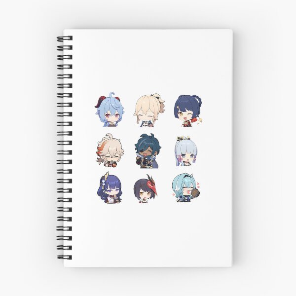 Item preview, Genshin Impact Personnages Chibi designed and sold by PeaceTypo.