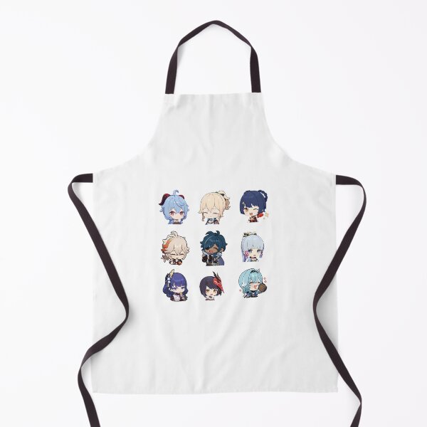 Item preview, Genshin Impact Personnages Chibi designed and sold by PeaceTypo.