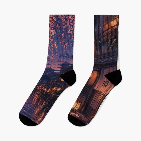 Item preview, Twilight stroll through Kyoto's alleys designed and sold by nirinalovell.
