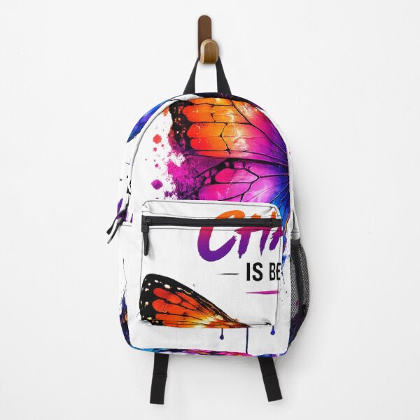 Item preview, Change Is Beautiful – Colorful Butterfly Floral Artwork | Inspirational Transformation Design designed and sold by Limitless expressions - wear your mindset .