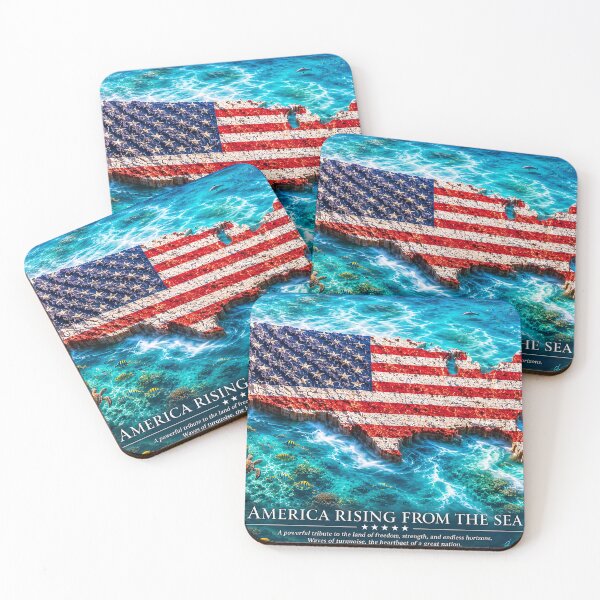 Item preview, America Rising From the Sea designed and sold by LuluLeb.