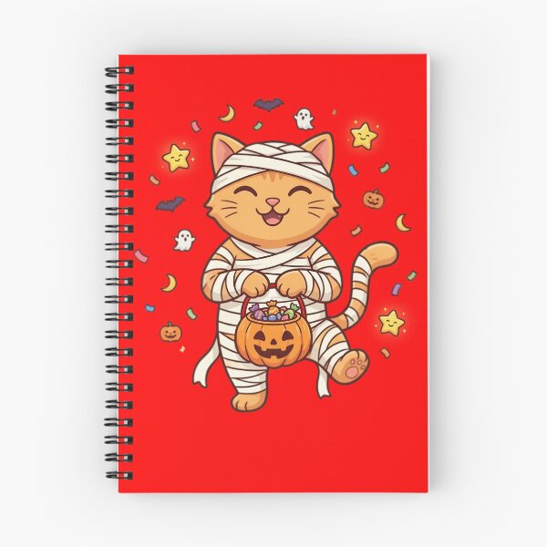 Item preview, Cute Halloween Mummy Cat Trick or Treat Pumpkin Kawaii Spooky Design designed and sold by GiftedExplorer.