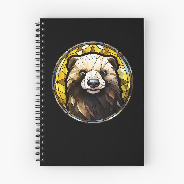 Item preview, Honey Badger Stained Glass Leadlight Artistic Design Boys Girls designed and sold by rafaeltto.