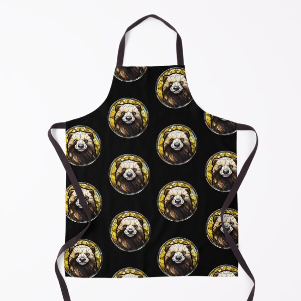 Item preview, Honey Badger Stained Glass Leadlight Artistic Design Boys Girls designed and sold by rafaeltto.