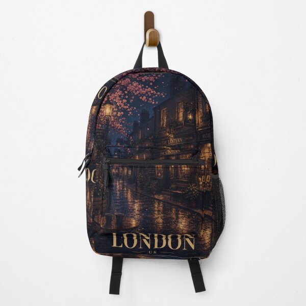 Item preview, Cozy London mews at night designed and sold by nirinalovell.