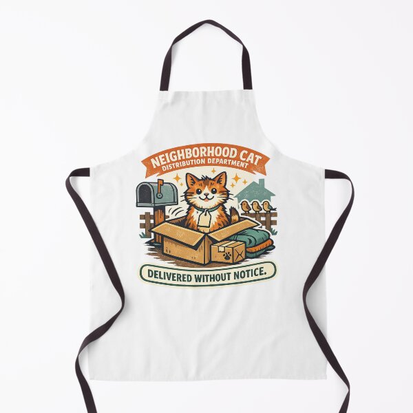 Item preview, Neighborhood Cat Distribution Department – Funny Rescue Cat designed and sold by Concrete Coffee Studio.