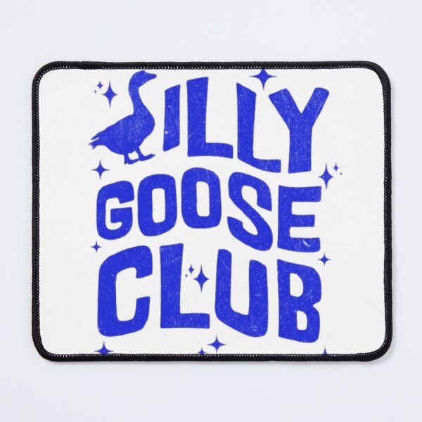 Item preview, Silly Goose Club – Whimsical Blue Typography Art designed and sold by WATEKE.
