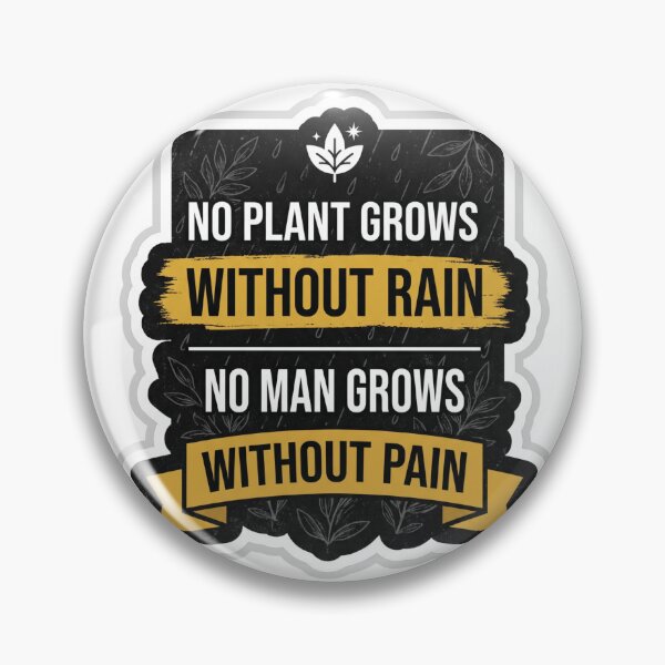 Item preview, No Plant Grows Without Rain Growth Sticker Motivational sticker designed and sold by ravikiran2195.