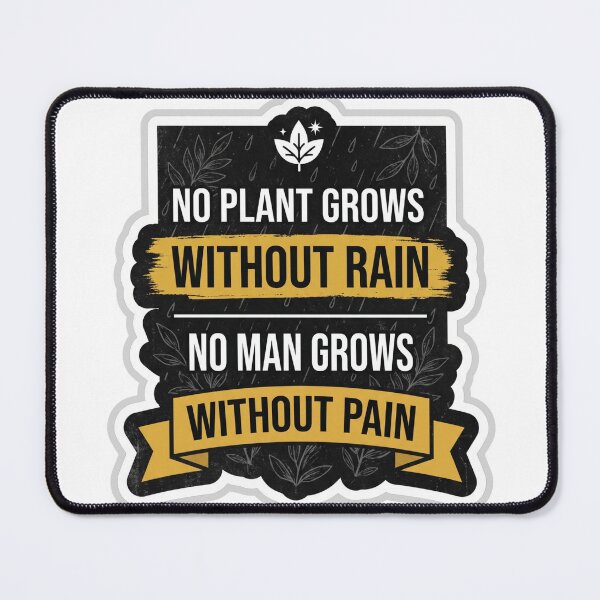 Item preview, No Plant Grows Without Rain Growth Sticker Motivational sticker designed and sold by ravikiran2195.