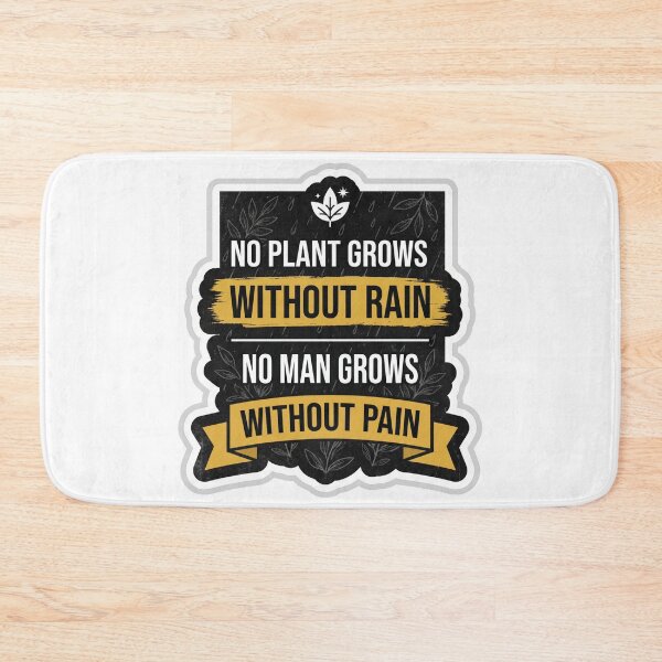 Item preview, No Plant Grows Without Rain Growth Sticker Motivational sticker designed and sold by ravikiran2195.