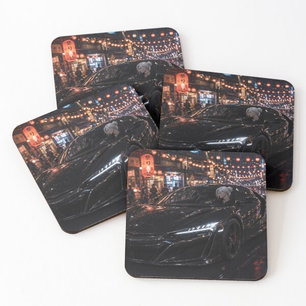 Item preview, Night Drive - Dark Anime Car Aesthetic designed and sold by House of Rein.