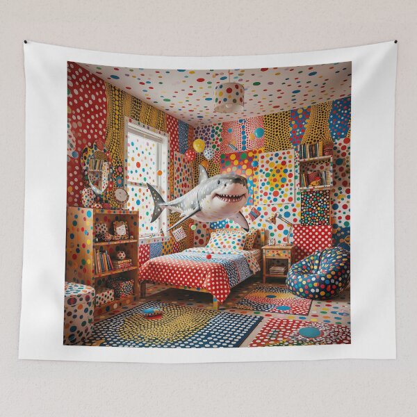 Item preview, Shark Swimming In Childs Bedroom designed and sold by Home Decor Art.