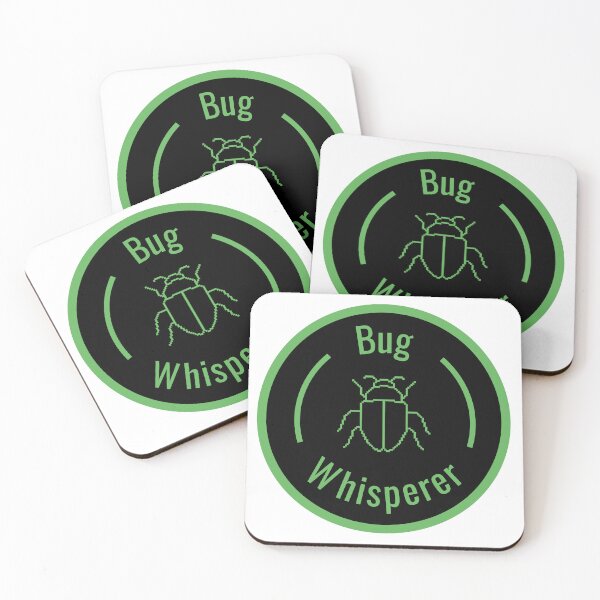 Item preview, Bug Whisperer Programming Badge Design designed and sold by StikerChuns.
