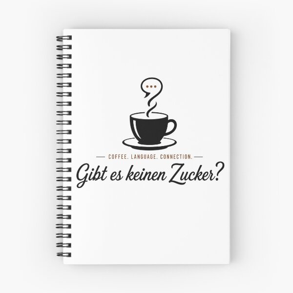 Item preview, Gibt es keinen Zucker?  | German Coffee Conversation | Language Learner Design designed and sold by Trodyglot.