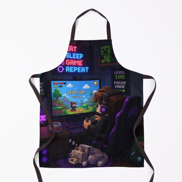 Item preview, Cozy Gaming Room Neon Pixel Art designed and sold by VoxelEstudi0nic.