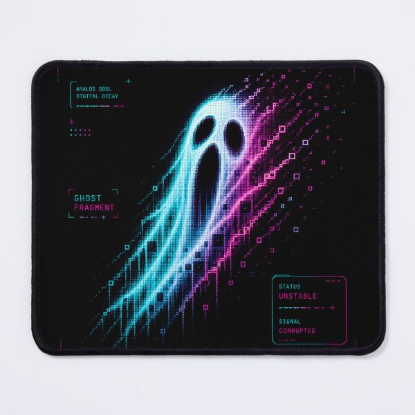 Item preview, Ghost Fragment – Glitch Spirit Dissolving into Digital Static designed and sold by JupiterGlitchEmpire.