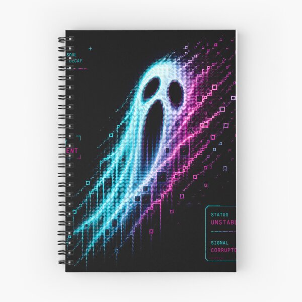 Item preview, Ghost Fragment – Glitch Spirit Dissolving into Digital Static designed and sold by JupiterGlitchEmpire.