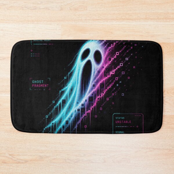 Item preview, Ghost Fragment – Glitch Spirit Dissolving into Digital Static designed and sold by JupiterGlitchEmpire.
