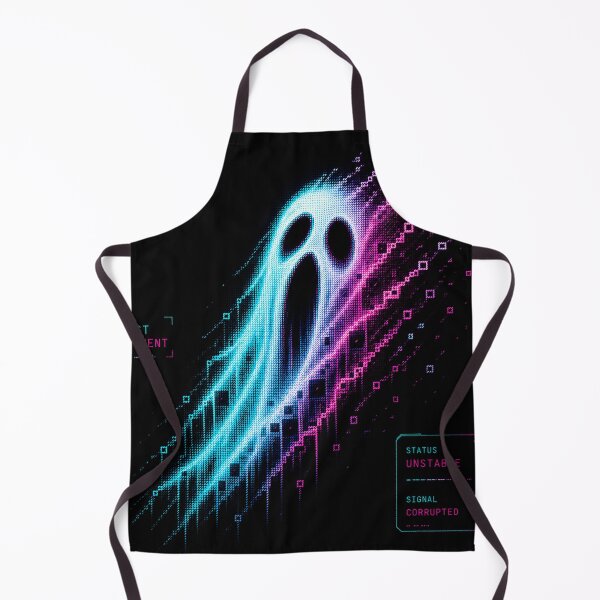 Item preview, Ghost Fragment – Glitch Spirit Dissolving into Digital Static designed and sold by JupiterGlitchEmpire.