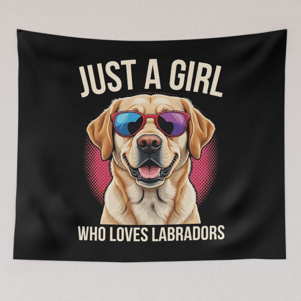 Item preview, Just A Girl Who Loves Labradors Dog Mom Gift designed and sold by LASTIQUE-dd.