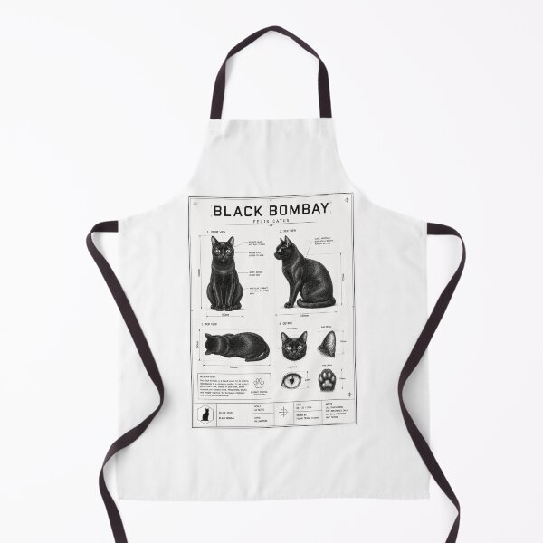 Item preview, CAD drawing of a Black Bombay Cat designed and sold by nibor1st.