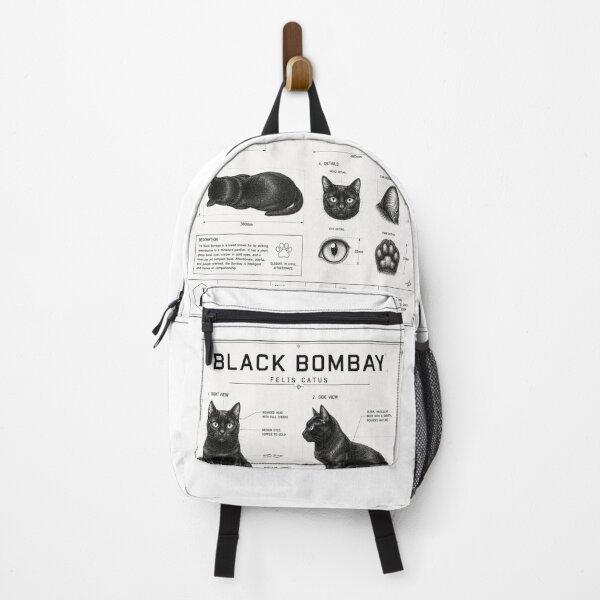 Item preview, CAD drawing of a Black Bombay Cat designed and sold by nibor1st.