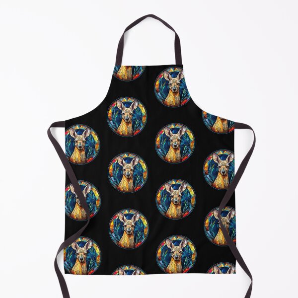 Item preview, Kangaroo Stained Glass Leadlight Artistic Design Boys Girls designed and sold by rafaeltto.