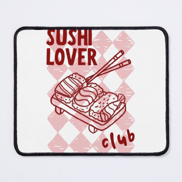 Item preview, Sushi Lover Club – Minimalist Foodie Art designed and sold by WATEKE.