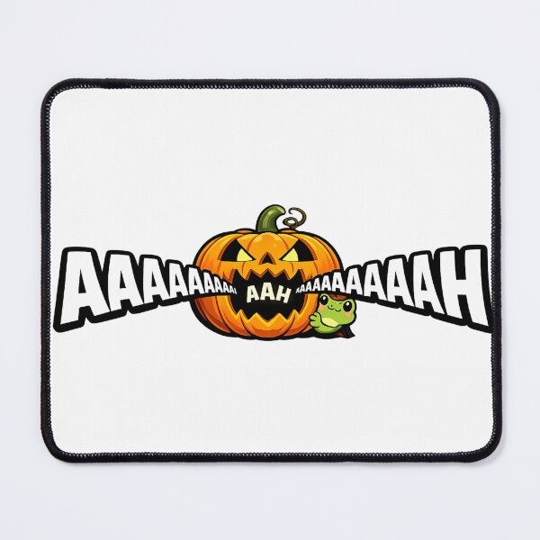 Item preview, Funny Screaming Fox Sticker | AAAAAAAAH Halloween Meme | Cute frog Reaction Sticker designed and sold by Moss & Mellow.
