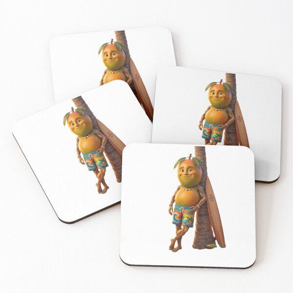 Item preview, Funny Chill Mango Fruit Cartoon Character designed and sold by La_barde.