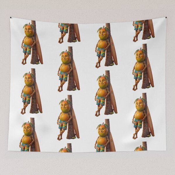 Item preview, Funny Chill Mango Fruit Cartoon Character designed and sold by La_barde.