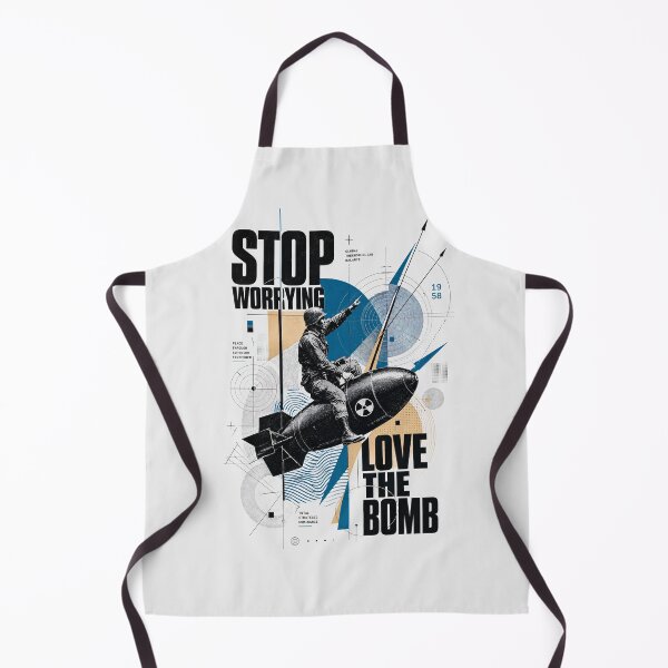 Item preview, Dr Strangelove 1964 Stop Worrying Love The Bomb Retro Satire Cult Movie designed and sold by EdGraphy.