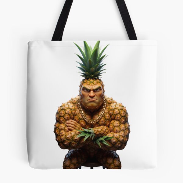 Item preview, Funny Dramatic Pineapple Fruit Cartoon Character designed and sold by La_barde.