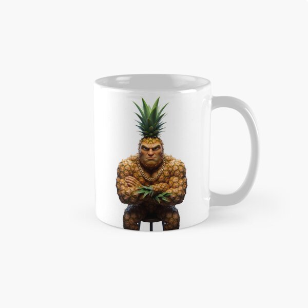 Item preview, Funny Dramatic Pineapple Fruit Cartoon Character designed and sold by La_barde.