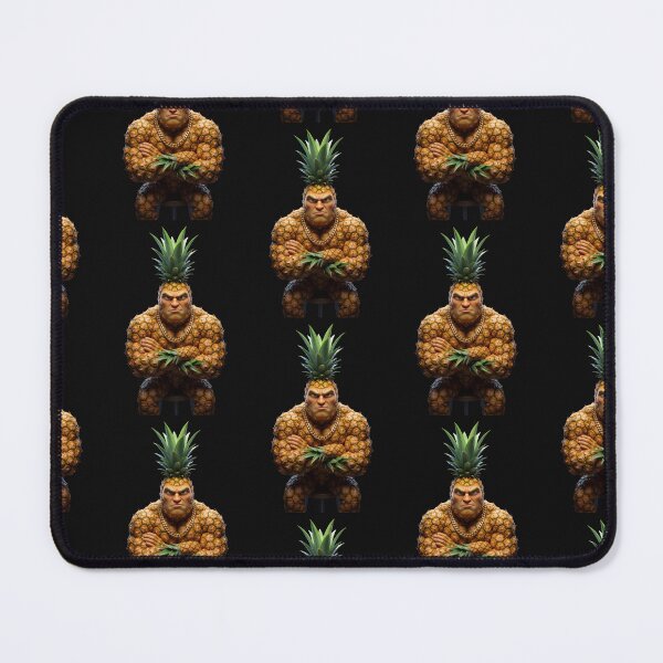 Item preview, Funny Dramatic Pineapple Fruit Cartoon Character designed and sold by La_barde.