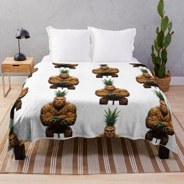 Item preview, Funny Dramatic Pineapple Fruit Cartoon Character designed and sold by La_barde.