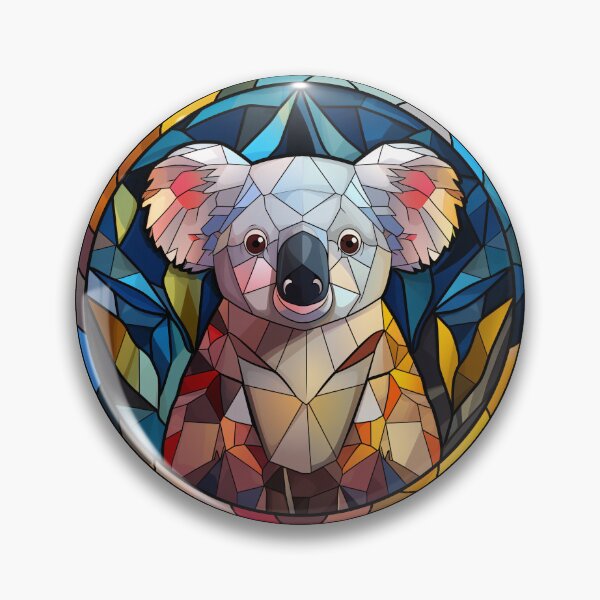 Item preview, Koala Stained Glass Leadlight Artistic Design Boys Girls designed and sold by rafaeltto.