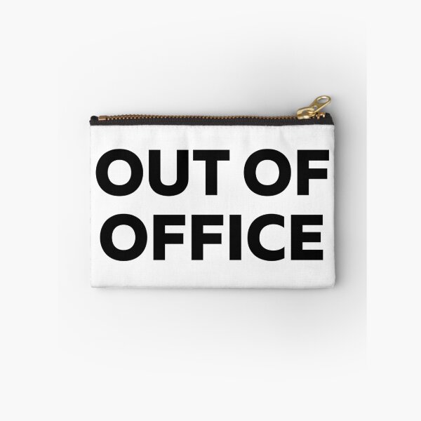 Item preview, Out Of Office Bold Typography Quote designed and sold by StikerChuns.