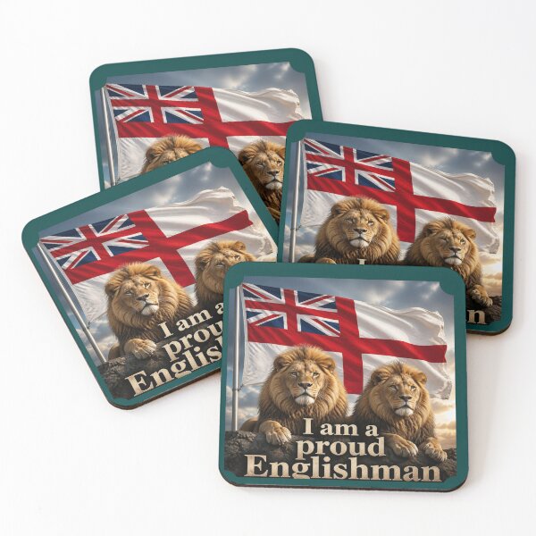 Item preview, Proud Englishman Lions and St George Flag designed and sold by The store under the battleship :).