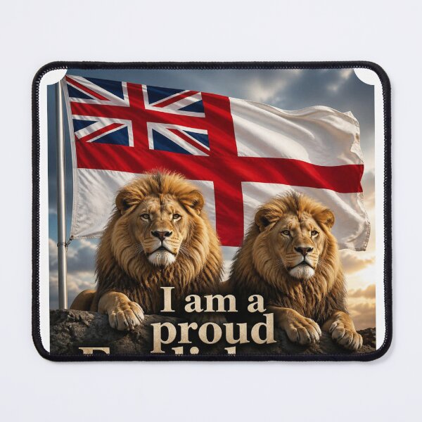 Item preview, Proud Englishman Lions and St George Flag designed and sold by The store under the battleship :).