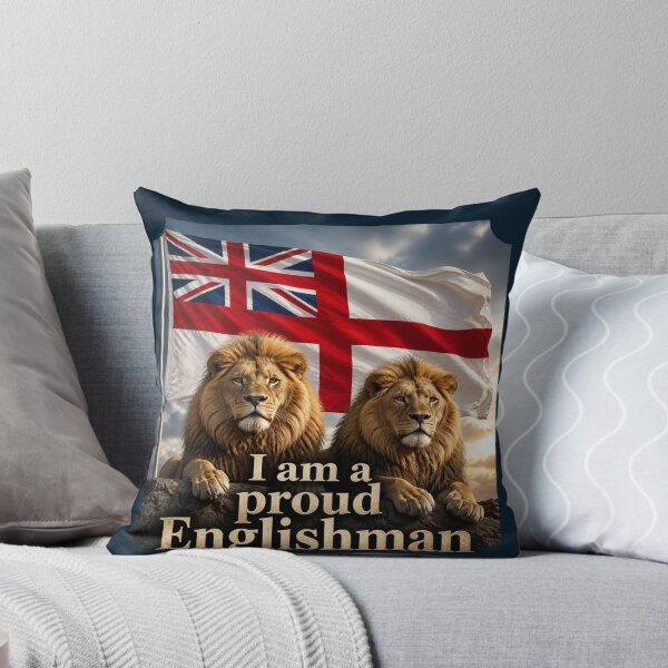 Item preview, Proud Englishman Lions and St George Flag designed and sold by The store under the battleship :).