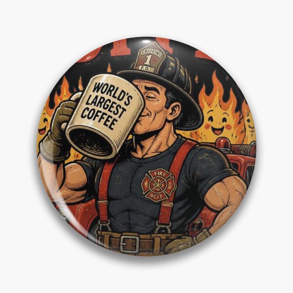 Item preview, Funny Firefighter Gift Coffee Saved Me Fireman Fire Dept Design designed and sold by thoughtswear.