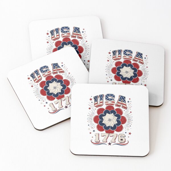 Item preview, USA 1776 Patriotic Flower Mandala PNG | Vintage American Bloom Design | 4th of July Varsity Fireworks Sublimation Clipart designed and sold by Igrowlab254.