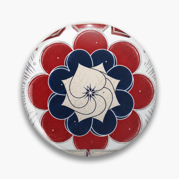 Item preview, USA 1776 Patriotic Flower Mandala PNG | Vintage American Bloom Design | 4th of July Varsity Fireworks Sublimation Clipart designed and sold by Igrowlab254.